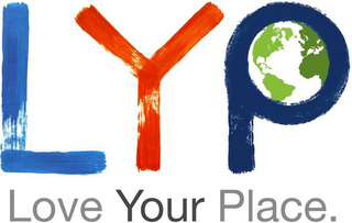 LYP LOVE YOUR PLACE. logo