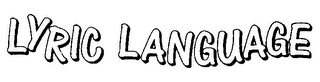 LYRIC LANGUAGE logo