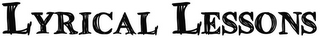 LYRICAL LESSONS logo