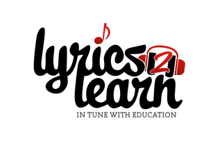 LYRICS2LEARN IN TUNE WITH EDUCATION logo