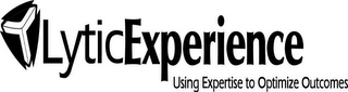 LYTICEXPERIENCE USING EXPERTISE TO OPTIMIZE OUTCOMES logo