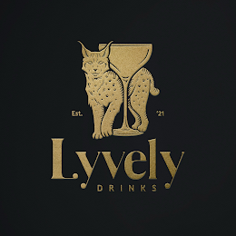 LYVELY DRINKS EST. '21 logo