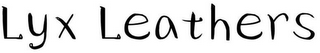 LYX LEATHERS logo