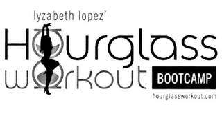 LYZABETH LOPEZ' HOURGLASS WORKOUT BOOTCAMP HOURGLASSWORKOUT.COM logo