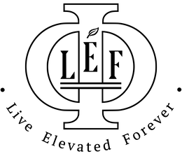 LÉF LIVE ELEVATED FOREVER logo