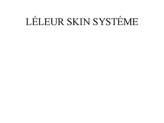 LÉLEUR SKIN SYSTÉME logo