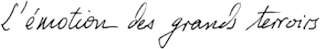 L'ÉMOTION DES GRANDS TERROIRS logo