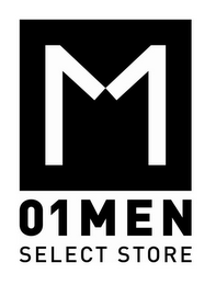 M 01MEN SELECT STORE logo