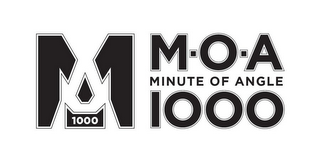 M 1000 MOA MINUTE OF ANGLE 1000 logo