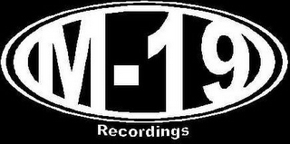 M-19 RECORDINGS logo