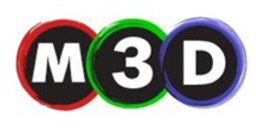 M 3 D logo