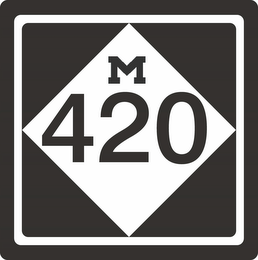 M 420 logo