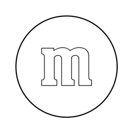 M logo