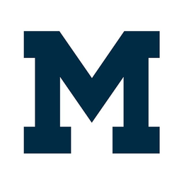 M logo