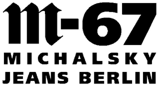 M-67 MICHALSKY JEANS BERLIN logo