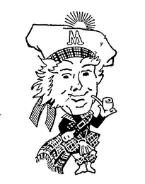 M logo