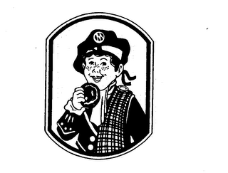 M logo