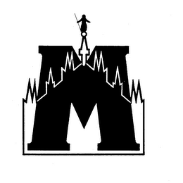 M logo