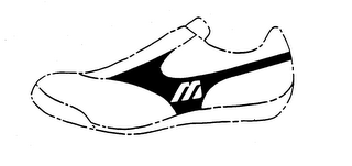 M logo