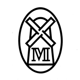M logo