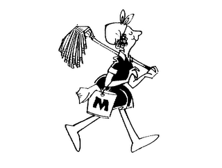 M logo