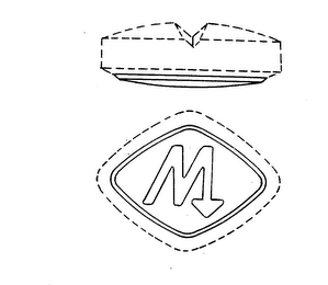 M logo