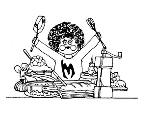 M logo