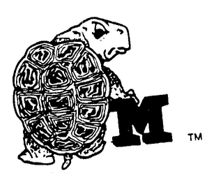 M logo