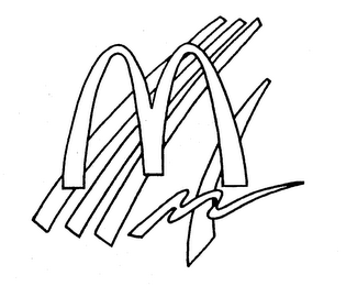 M logo