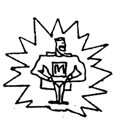 M logo