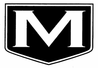M logo