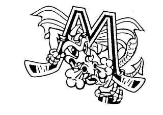 M logo