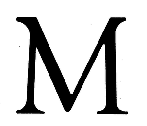 M logo