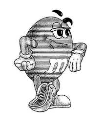 M logo