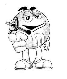 M logo
