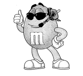 M logo