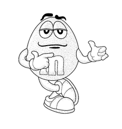 M logo