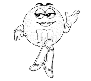 M logo