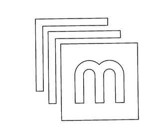 M logo