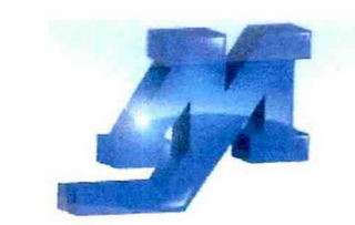 M logo