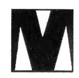M logo