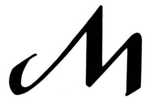 M logo