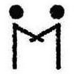 M logo