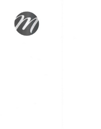 M logo