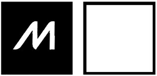 M logo
