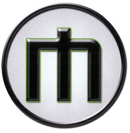 M logo