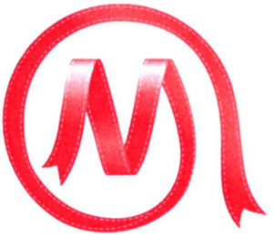 M logo