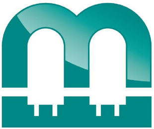 M logo