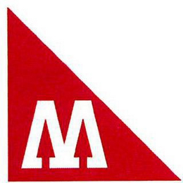 M logo