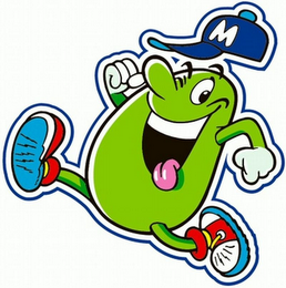 M logo